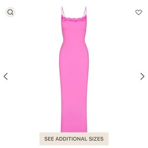 SKIMS fits everybody lace long slip dress